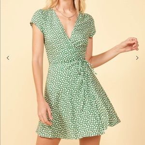Reformation Ports wrap dress